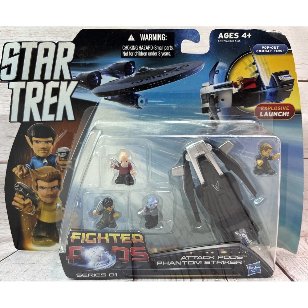 STAR TREK SERIES 1 FIGHTER PODS ATTACK PODS PHANTOM STRIKER SET NIB